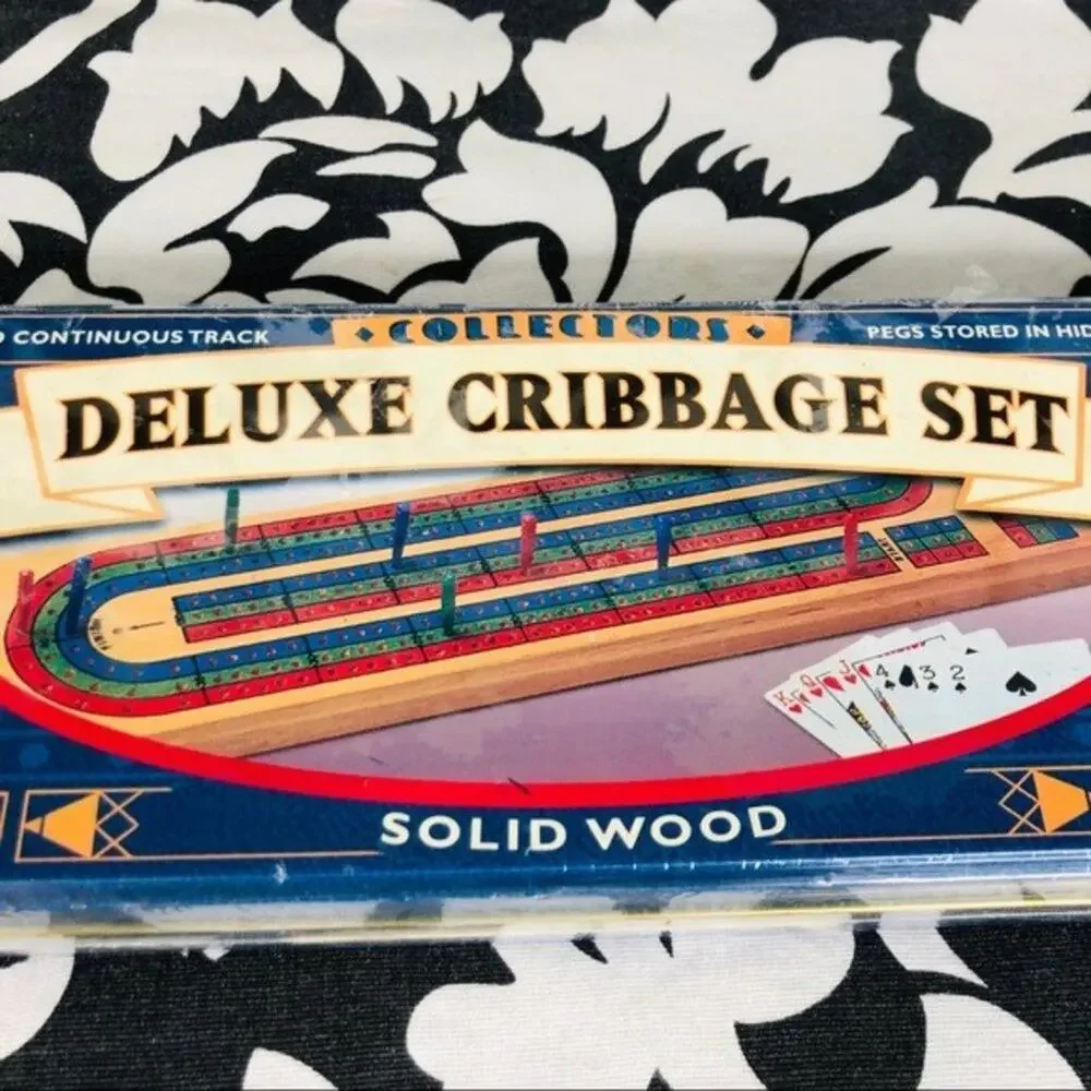 Deluxe Cribbage Set 1999 Collectors Game‎ in  Tin